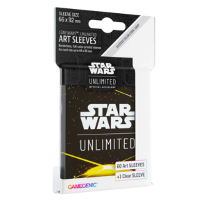 Star Wars Unlimited kártyavédő fóliák - 60 darab - Sárga